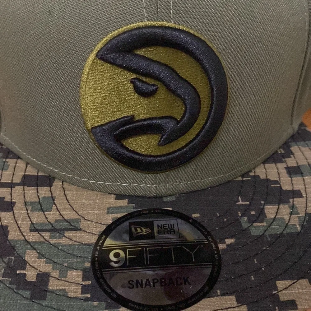 NBA Hawks New Era 9 Fifty SnapBack Hat - Picture 5 of 6